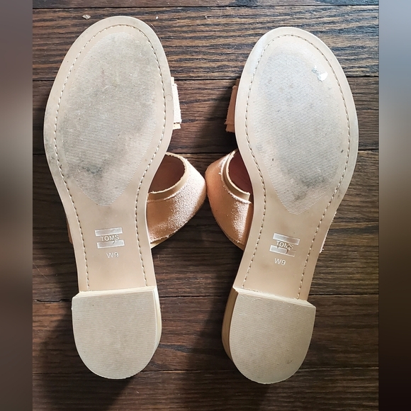 Toms Mariposa Coral Slip On Shoes Size 9 - Picture 2 of 3